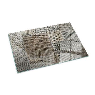 Sticlă securizată protecție sub sobă Model de tablă perforată