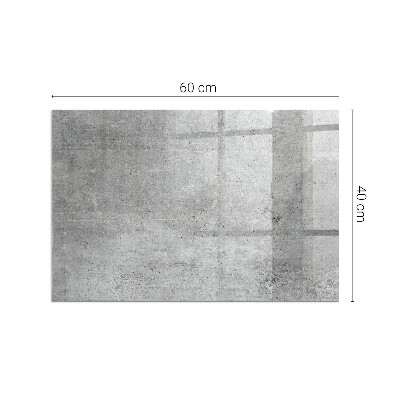 Sticlă securizată protecție sub sobă Textura beton brut