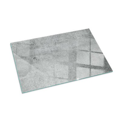 Sticlă securizată protecție sub sobă Textura beton brut