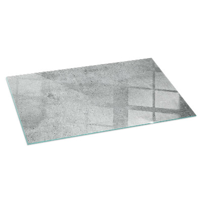 Sticlă securizată protecție sub sobă Textura beton brut