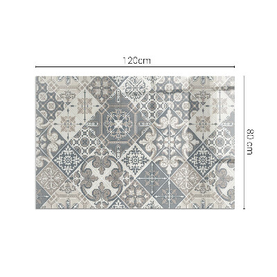 Sticlă securizată protecție sub sobă Model decorativ de mozaic