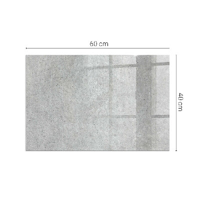 Sticlă dreptunghiulară pentru șemineu Textura beton brut