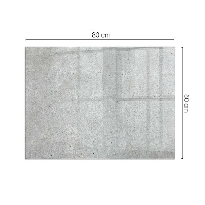 Sticlă dreptunghiulară pentru șemineu Textura beton brut