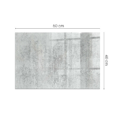 Sticlă securizată protecție sub sobă Textura beton brut