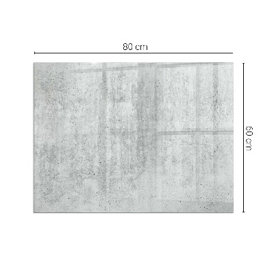 Sticlă securizată protecție sub sobă Textura beton brut