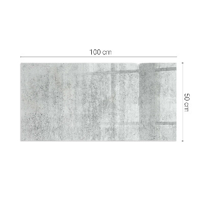 Sticlă securizată protecție sub sobă Textura beton brut