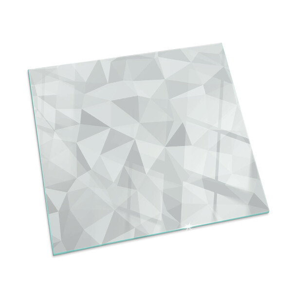 Sticlă securizată protecție sub sobă Model geometric abstract