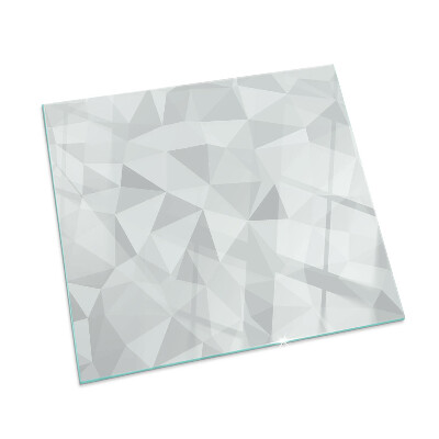 Sticlă securizată protecție sub sobă Model geometric abstract