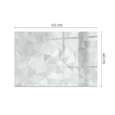 Sticlă securizată protecție sub sobă Model geometric abstract