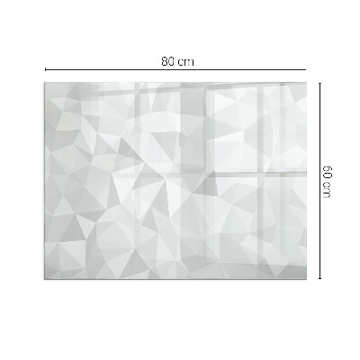 Sticlă securizată protecție sub sobă Model geometric abstract