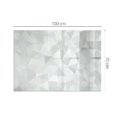 Sticlă securizată protecție sub sobă Model geometric abstract