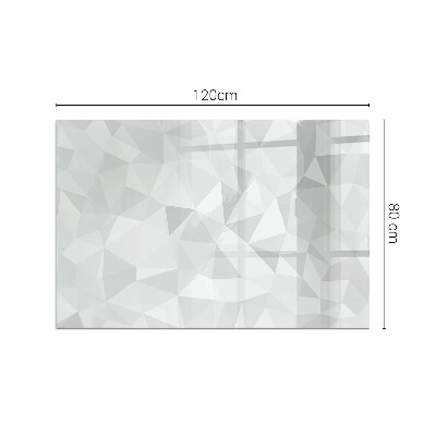 Sticlă securizată protecție sub sobă Model geometric abstract