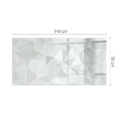 Sticlă securizată protecție sub sobă Model geometric abstract
