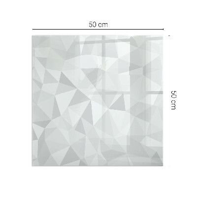 Sticlă securizată protecție sub sobă Model geometric abstract