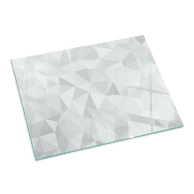 Sticlă securizată protecție sub sobă Model geometric abstract