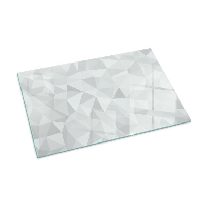 Sticlă securizată protecție sub sobă Model geometric abstract