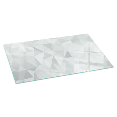 Sticlă securizată protecție sub sobă Model geometric abstract