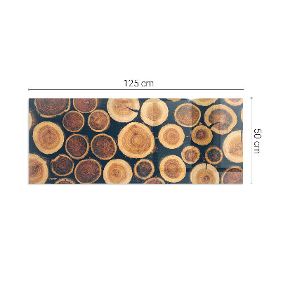 Sticlă securizată protecție sub sobă Cutie cu lemn tăiat