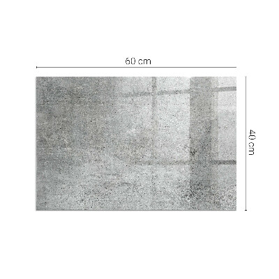 Sticlă securizată protecție sub sobă Textura beton brut