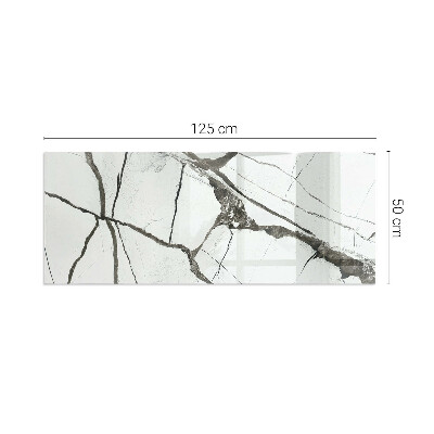 Sticlă securizată protecție sub sobă Model de venă de marmură