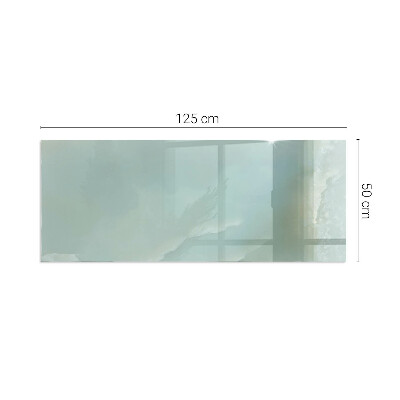 Sticlă securizată protecție sub sobă Model delicat de marmură