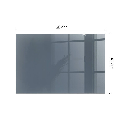 Sticlă dreptunghiulară pentru șemineu Culoare Albastru închis