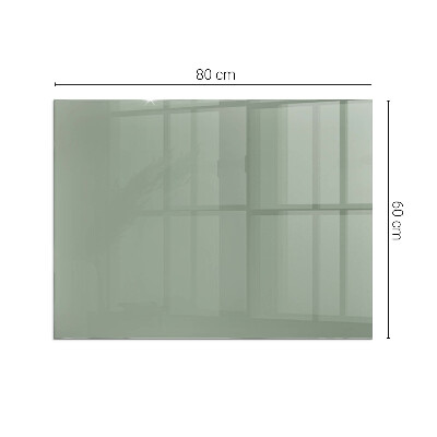 Sticlă dreptunghiulară pentru șemineu Culoare gri-verde