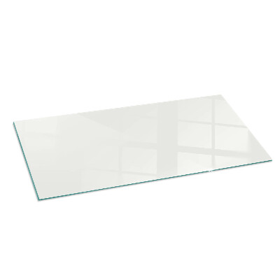 Sticlă dreptunghiulară pentru șemineu Culoare Fildeș