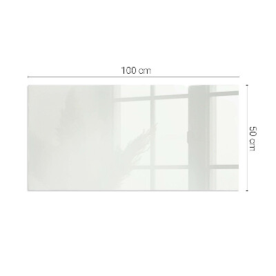 Sticlă dreptunghiulară pentru șemineu Culoare Fildeș