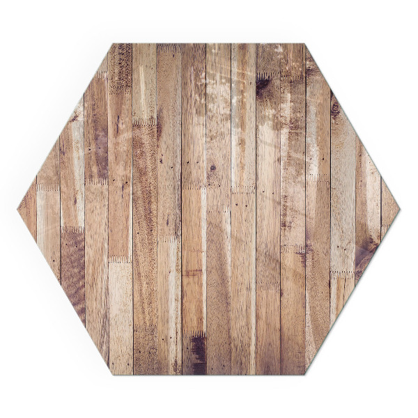 Hatszögletű kandalló alátét Harmonikus elrendezésű táblaminta