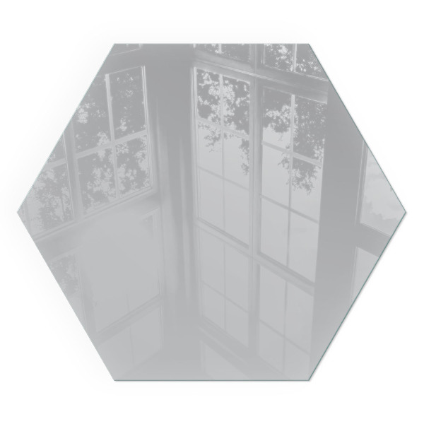 Hatszögletű kandalló alátét Szín Világosszürke