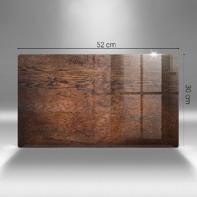 Coaster de lumânări mormânte decorativ Scândură din lemn de culoare închisă