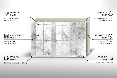 Coaster de lumânări decorativ Textura de beton