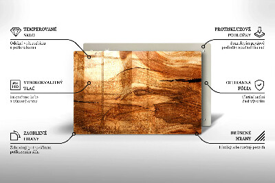 Coaster de lumânări decorativ Textura placă de lemn