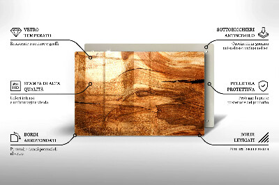 Coaster de lumânări decorativ Textura placă de lemn