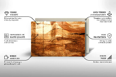 Coaster de lumânări decorativ Textura placă de lemn