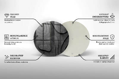 Coaster de lumânări mormânte Forme de piatră 3D