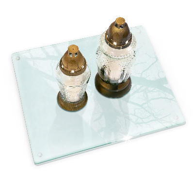 Coaster de lumânări mormânte transparent