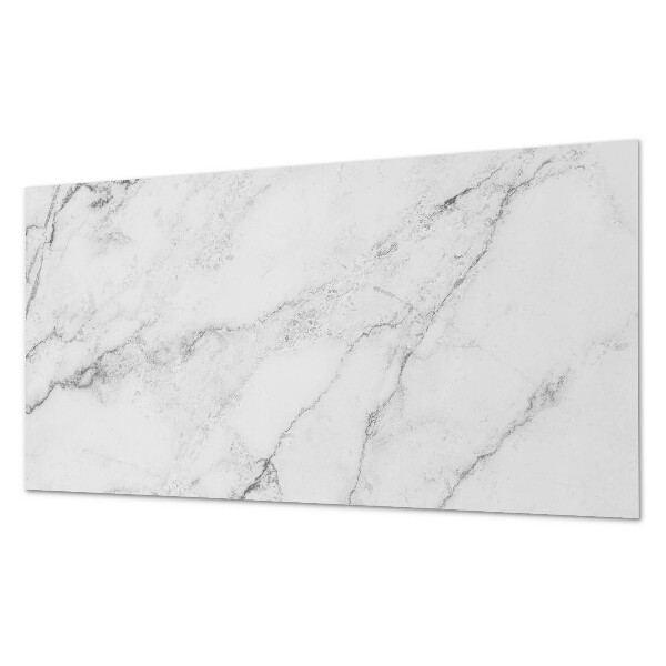 Panou decorativ perete dreptunghiular Model de marmură în elegan?ă albă