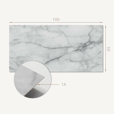Panou decorativ bucatarie Model de marmură cu vene delicate