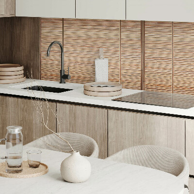Panou decorativ dreptunghiular O tablă cu modele orizontale