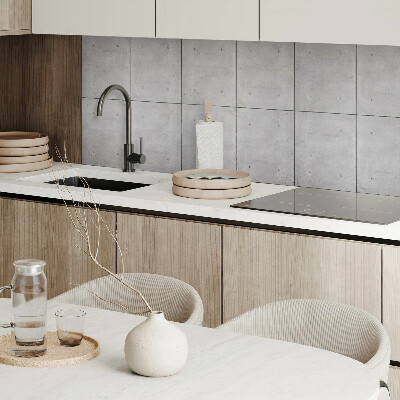 Panou decorativ perete dreptunghiular Beton brut într-un stil minimalist