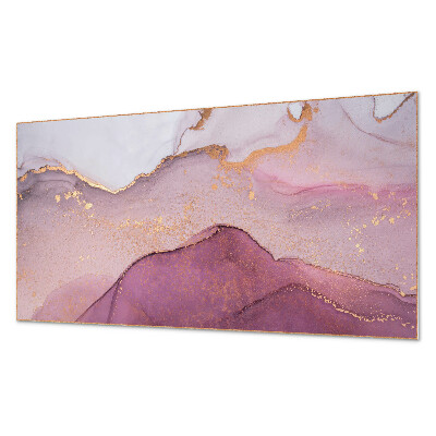 Panou decorativ dreptunghiular Peisaj abstract cu forme ondulate