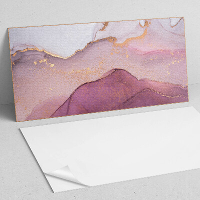 Panou decorativ dreptunghiular Peisaj abstract cu forme ondulate