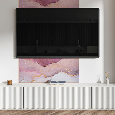 Panou decorativ dreptunghiular Peisaj abstract cu forme ondulate