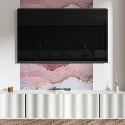 Panou decorativ dreptunghiular Peisaj abstract cu forme ondulate