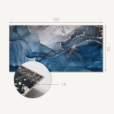 Panou decorativ bucatarie Forme abstracte ondulate