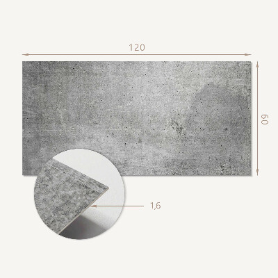 Panou decorativ dreptunghiular Model de beton brut