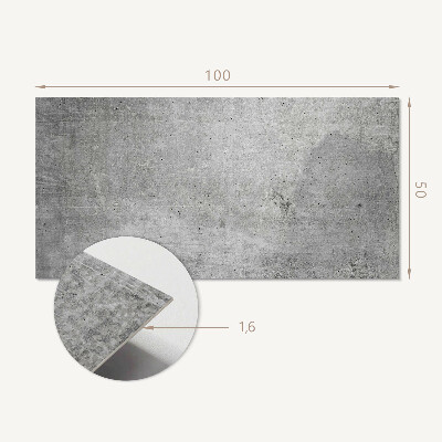 Panou decorativ dreptunghiular Model de beton brut