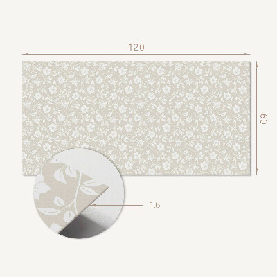 Panou decorativ dreptunghiular Motiv floral